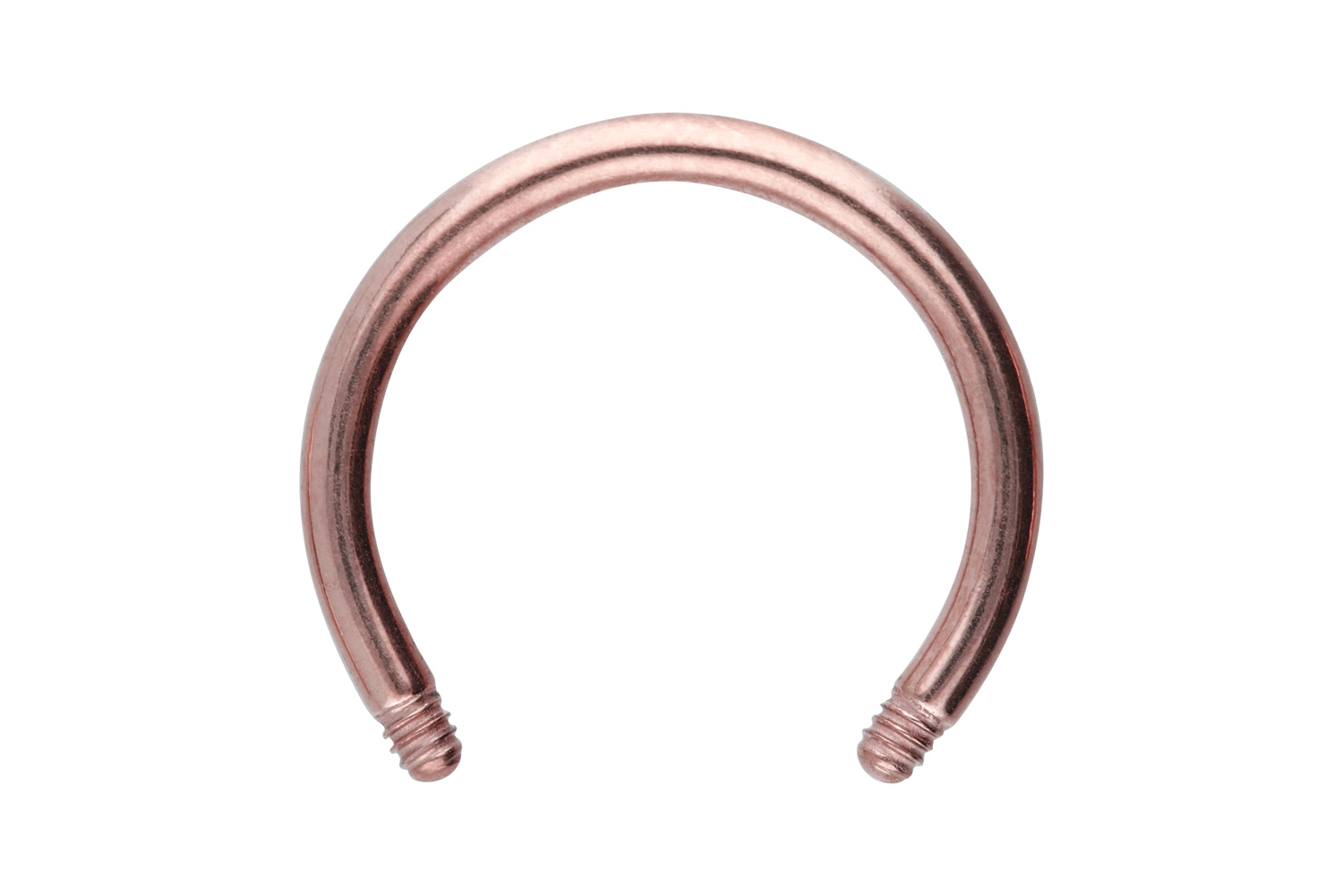 Titan Hufeisenring Piercing ohne Kugel